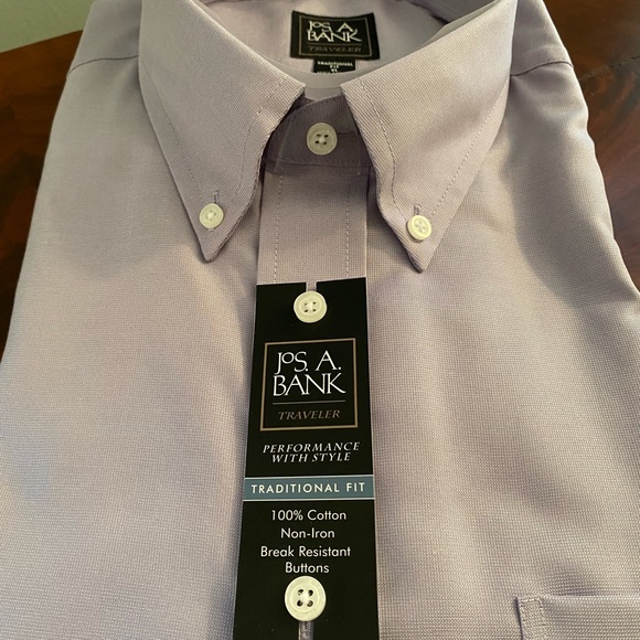 Jos. A. Bank Traveler Light Purple Button Down Long Sleeve Sport Shirt X… - Picture 5 of 7